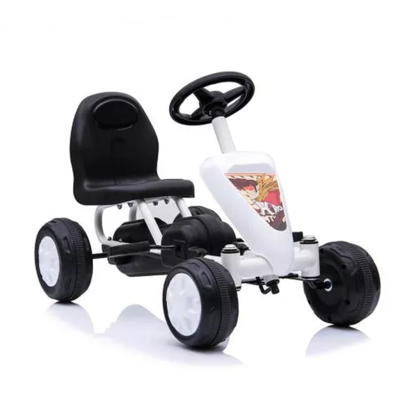 GOKART COLORADO pedálos kisautó FEHÉR