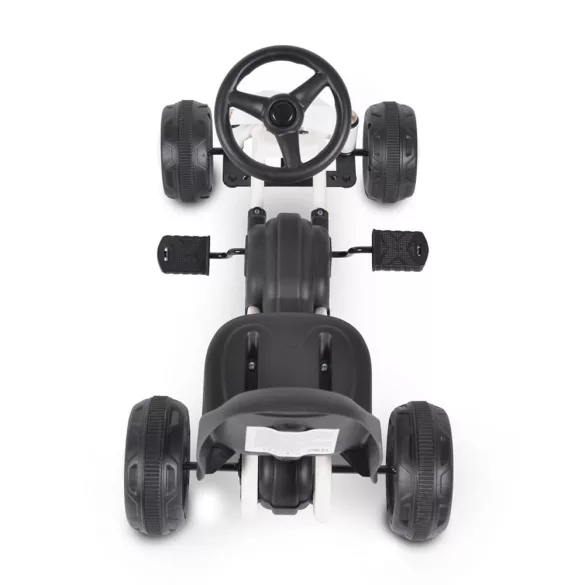 GOKART COLORADO pedálos kisautó FEHÉR
