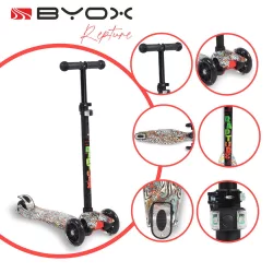 BYOX Rapture roller elöl dupla kerekes türkiz