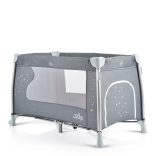 iSleep utazóágy, multifunkciós, pelenkázóval, játékkal, kupolával SZÜRKE