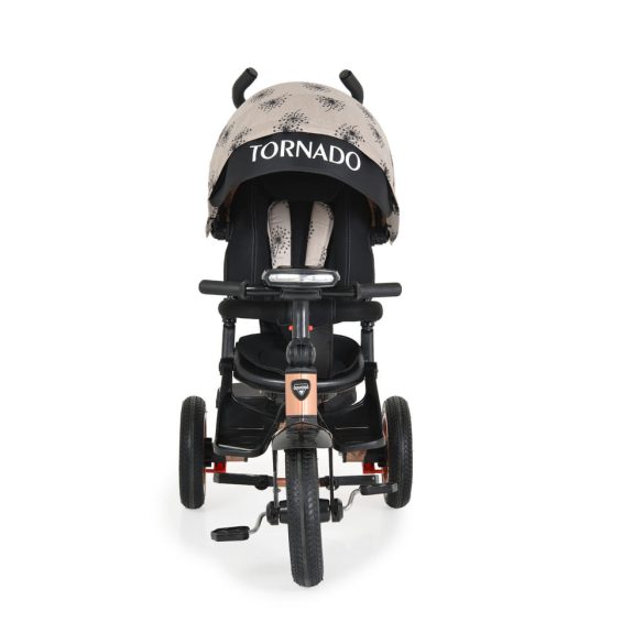 BYOX Tornado szülőkaros tricikli 25kg ig 360f forgatható bézs
