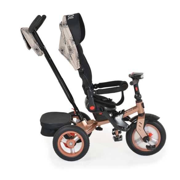 BYOX Tornado szülőkaros tricikli 25kg ig 360f forgatható bézs