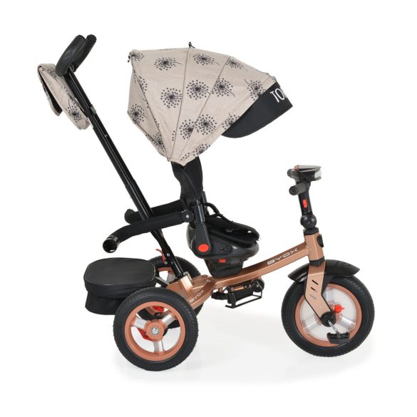 BYOX Tornado szülőkaros tricikli 25kg ig 360f forgatható bézs