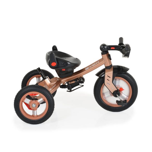 BYOX Tornado szülőkaros tricikli 25kg ig 360f forgatható bézs