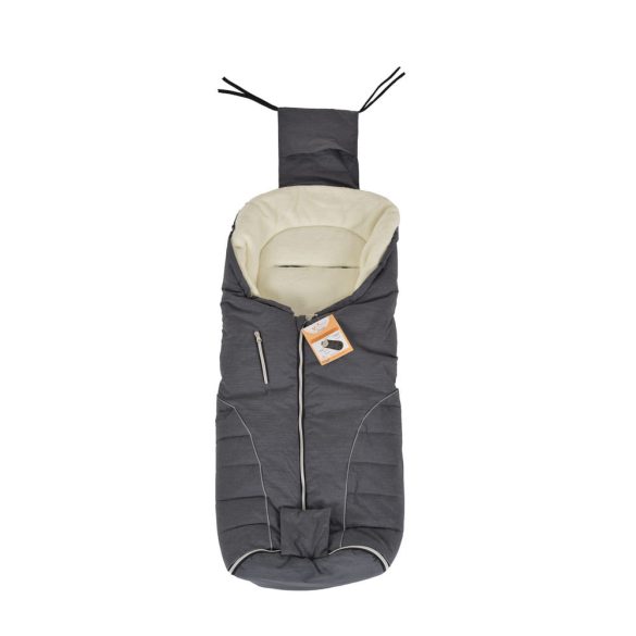 SNUGGLE téli bundazsák babakocsiba SZÜRKE