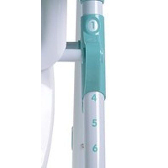 Cangaroo Kimchi etetőszék összecsukható 2 kerék, dönthető türkiz