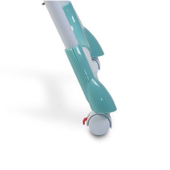 Cangaroo Kimchi etetőszék összecsukható 2 kerék, dönthető türkiz