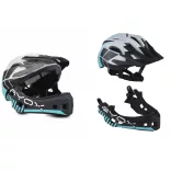 BUKÓSISAK full face rollerhez, endurohoz, elektromos rollerhez, átalakítható FEKETE