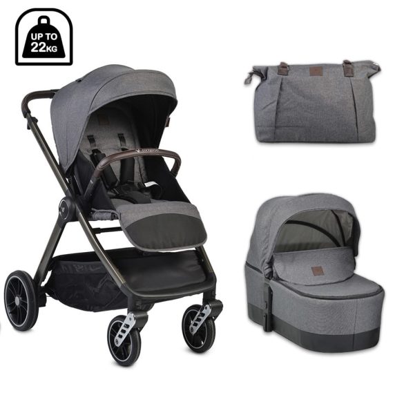 Cangaroo Macan 2in1 multifunkciós babakocsi - Szürke