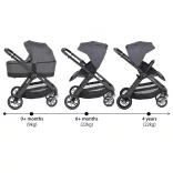 Cangaroo Macan 2in1 babakocsi szürke