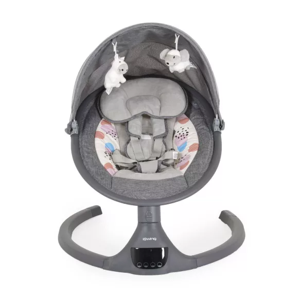 Iswing elektromos hinta, 9 kg, 5seb., szúnyoghálóval S.SZÜRKE