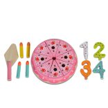 Moni Toys Fajáték fa szülinapi torta 18x18x8,5cm