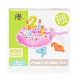 Moni Toys Fajáték fa szülinapi torta 18x18x8,5cm