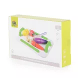 Moni Toys Fajáték fa szeletelhető zöldség szett