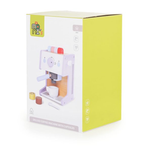 Moni Toys Fajáték fa delux kávéfőző 23xmx14xmx17,5 cm