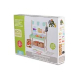 Moni Toys Fajáték fa szupermarket szett 50x45x21cm