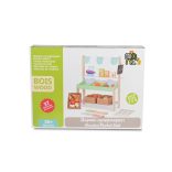 Moni Toys Fajáték fa szupermarket szett 50x45x21cm