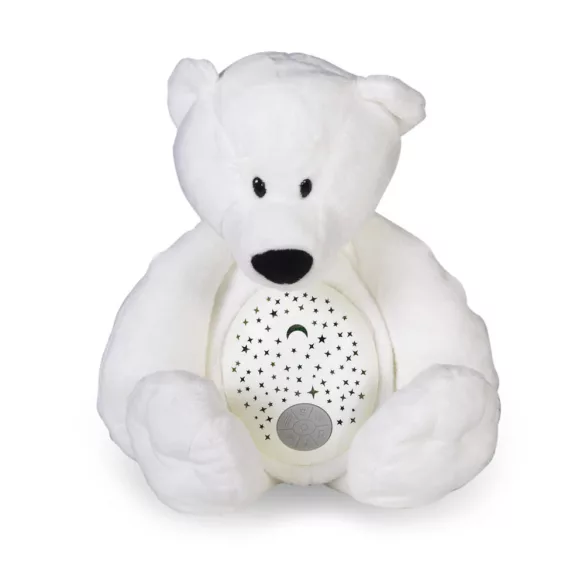 Moni Toys Lamp éjjeli lámpa maci plüss projector fehér