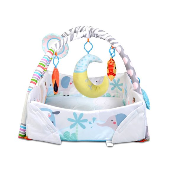 Oasis játszószőnyeg oldalfallal nagy szürke