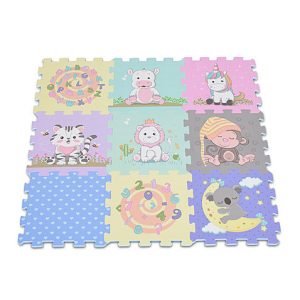 HABTAPI 9 db-os puzzle pasztel ÁLLATOS