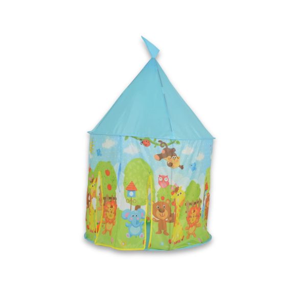 SÁTOR jurta alakú 25 kék labdával