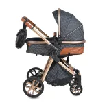 MONI Alma 0-15 kg babakocsi sport/mózes FEKETE
