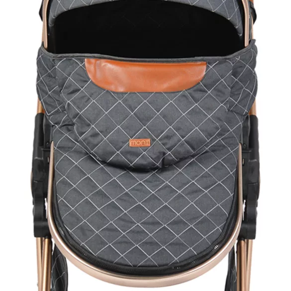 MONI Alma 0-15 kg babakocsi sport/mózes FEKETE