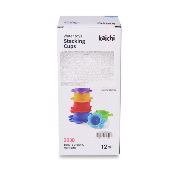 Műanyagjáték egymásra rakható poharak