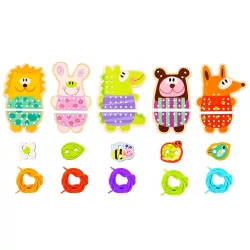 TOOKY Toy fajáték fűzőcske