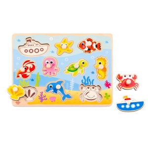 TOOKY Toy fapuzzle tengeri állatos