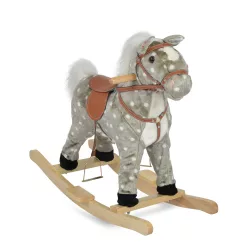 HINTALÓ 70cm SPOTTY pöttyös SZÜRKE