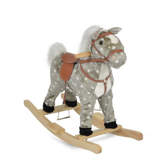 HINTALÓ 70cm SPOTTY pöttyös SZÜRKE