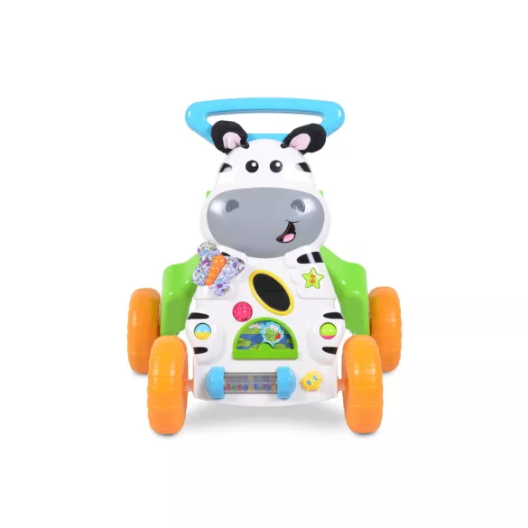 MUSIC PUSH WALKER 2in1 járássegítő zebrás