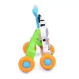 MUSIC PUSH WALKER 2in1 járássegítő zebrás