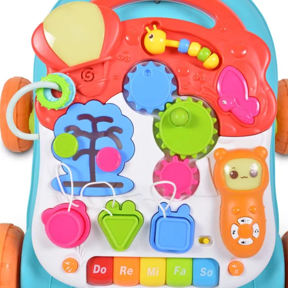 Moni Toys Music járássegítő műanyag 2in1 játszóasztal