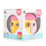 Műanyagjáték GOMBAHÁZ formaberakó PINK