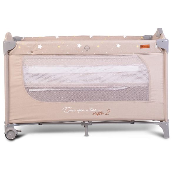 Cangaroo Once upon2 2 szint utazóágy zenélő forgó játékkal bézs