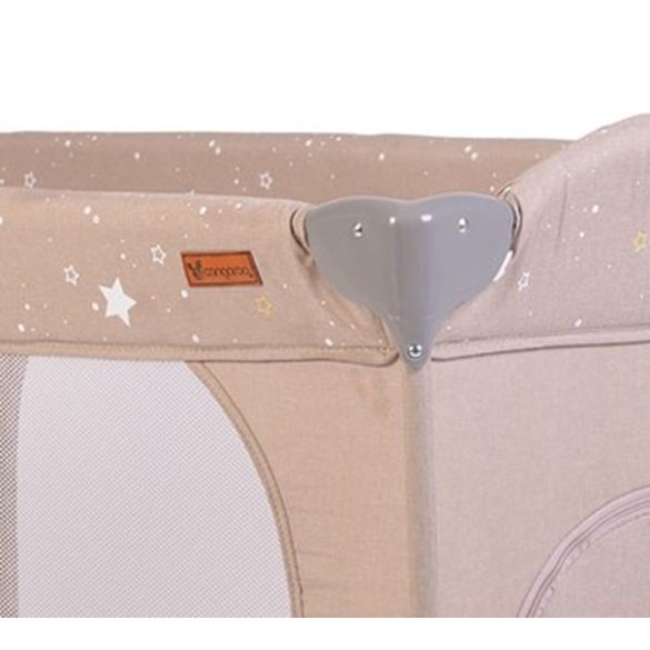 Cangaroo Once upon2 2 szint utazóágy zenélő forgó játékkal bézs