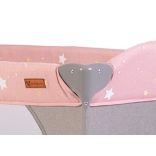 Cangaroo Once upon2 2 szint utazóágy zenélő forgó játékkal pink