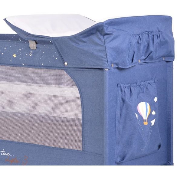 Cangaroo Once upon3 2 szintes utazóágy zenélő játékkal, pelenkázós farmer