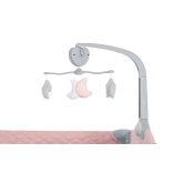 Cangaroo Indiana 2 szintes utazóágy tároló rekesz, kistáska 14kg pink