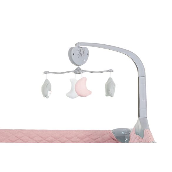 Cangaroo Indiana 2 szintes utazóágy tároló rekesz, kistáska 14kg pink