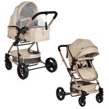 GIGI átalakítható, kétfunkciós babakocsi BÉZS