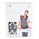 Cangaroo Explorer 2 pozíciós hordozó fekete
