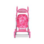 Moni Toys Stars játék babakocsi lapra csukhatós