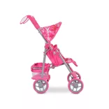 Moni Toys Stars játék babakocsi lapra csukhatós