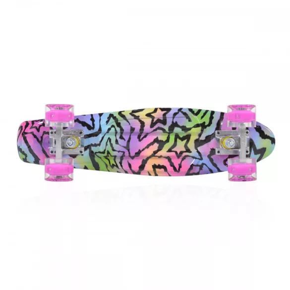 BYOX  Gördeszka 22" Csillagos LED / 56x15 cm PINK