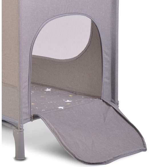 Cangaroo Once upon3 2 szintes utazóágy zenélő játékkal, pelenkázós szürke