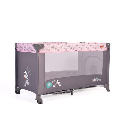 Cangaroo Africa 1 szintes utazóágy 14 kg pink