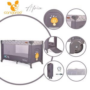 Cangaroo Africa utazóágy - Szürke